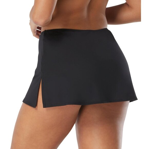 NWT Coco Reef Womens Skirted Swim Bottom High Waisted U95745 Black M - Picture 2 of 6